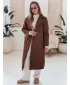 Női kabát DSTREET TY4939 BARNA
