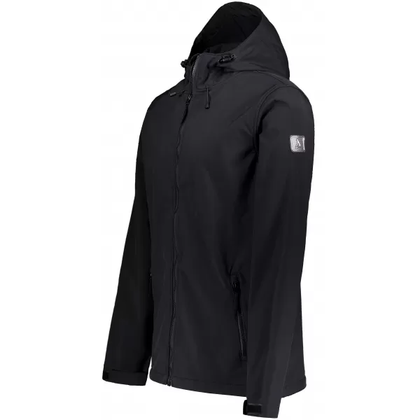  Férfi softshell dzseki ALTISPORT NEWET FEKETE 