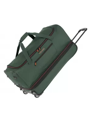 Táska TRAVELITE BASICS WHEELED DUFFLE L SÖTÉTZÖLD
