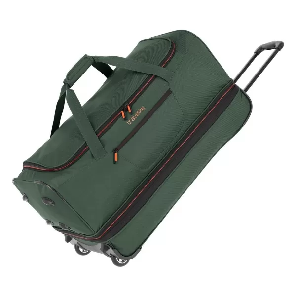  Táska TRAVELITE BASICS WHEELED DUFFLE L SÖTÉTZÖLD 