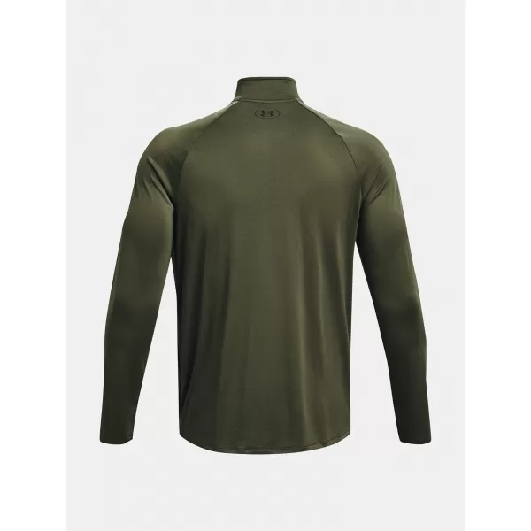  Férfi póló UNDER ARMOUR UA TECH 2.0 1/2 ZIP 1328495-392 ZÖLD 