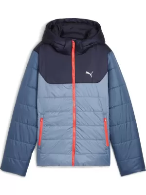 Kabát PUMA ESS HOODED PADDED JACKET 68522634 HŰVÖS KÉK