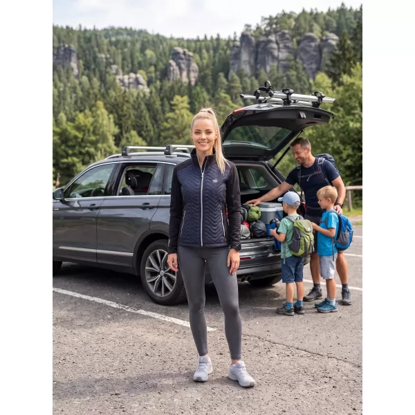  Női kabát ALTISPORT GAIL FEKETE 