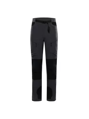 Férfi softshell nadrág ALPINE PRO AKAN 2 SÖTÉTSZÜRKE
