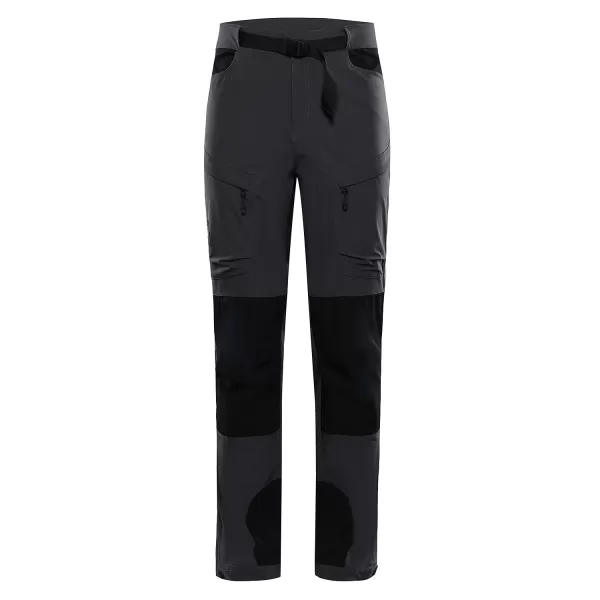  Férfi softshell nadrág ALPINE PRO AKAN 2 SÖTÉTSZÜRKE 