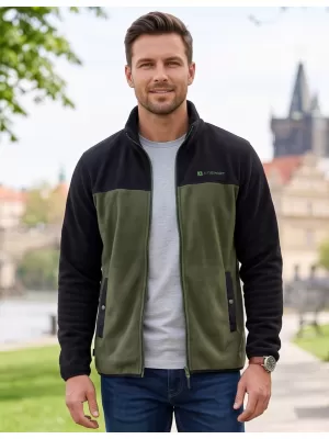 Férfi polár pulóver ALTISPORT GAMEL KHAKI