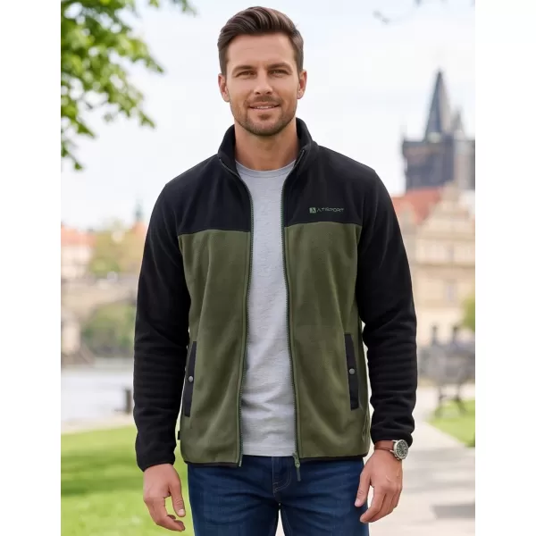  Férfi polár pulóver ALTISPORT GAMEL KHAKI 