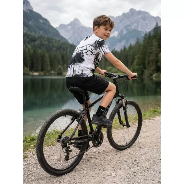  Gyermekfunkciós T -piró prémium ALTISPORT VOJ/ALK076TR01 FEHÉR -ÉS -FEKETE 