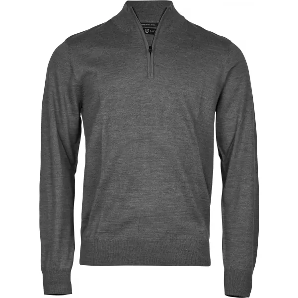  Férfi pulóver TEE JAYS | TJ 6010 SZÜRKE MELANZS 