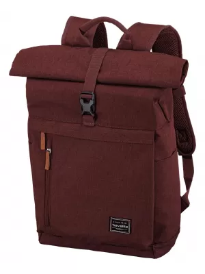 Hátizsák TRAVELITE BASICS ROLL-UP BACKPACK BURGUNDIA