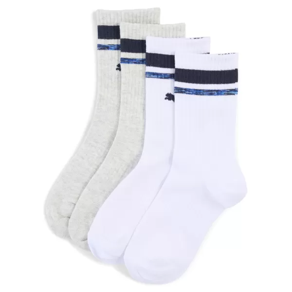 Zokni PUMA BOYS HERITAGE STRIPE CR 94722701 FEHÉR/KÉK 