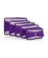 Szervezők halmaza HEYS ECO PACKING CUBE 5PC SET II LILA