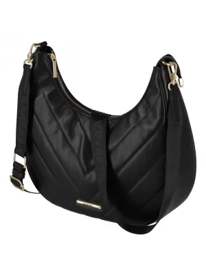 Kézitáska TRAVELITE BARBARA COZY HOBO BAG FEKETE