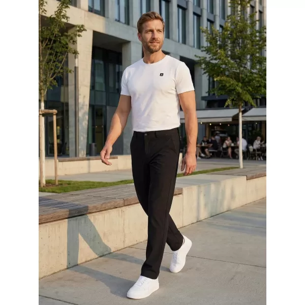  Férfi nadrág ALTISPORT ATS TROUSER SLIM-FIT FEKETE 