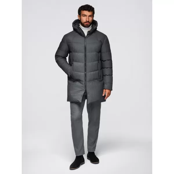  Kabát OMBRE OM-JALJ-0264 SZÜRKE 