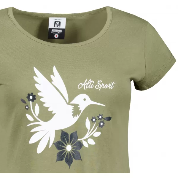  Női T -póló rövid ujjú ALTISPORT ALW192122 KHAKI 