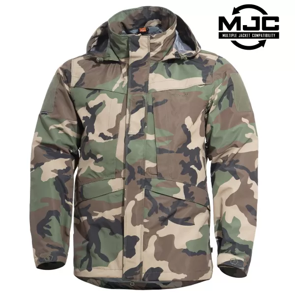  Kabát PENTAGON HURRICANE SHELL JACKET CAMO K07014 ERDEI 