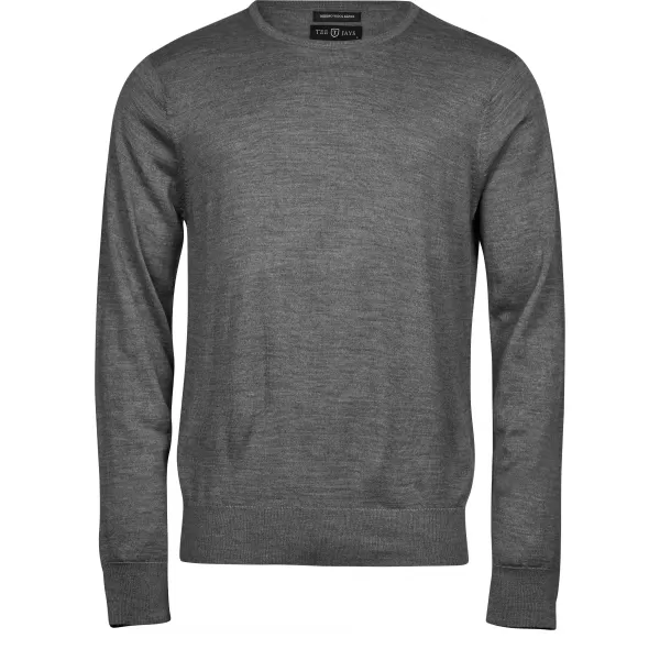  Férfi pulóver TEE JAYS | TJ 6000 SZÜRKE MELANZS 
