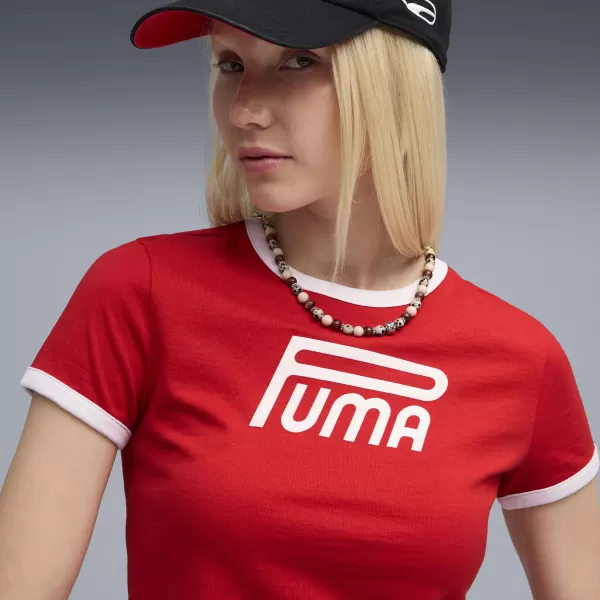  Női póló PUMA FUTURE MINDEN IDŐK PIROS 