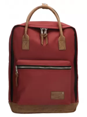 Hátizsák ENRICO BENETTI SANTIAGO NOTEBOOK BACKPACK 17 L BURGUNDIA