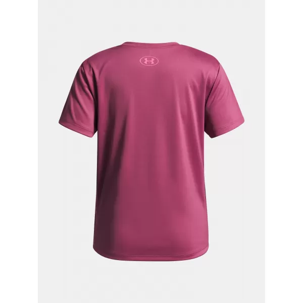 Lányos póló UNDER ARMOUR TECH VARSITY GRAPHIC SS 6007917-659 PIROS 