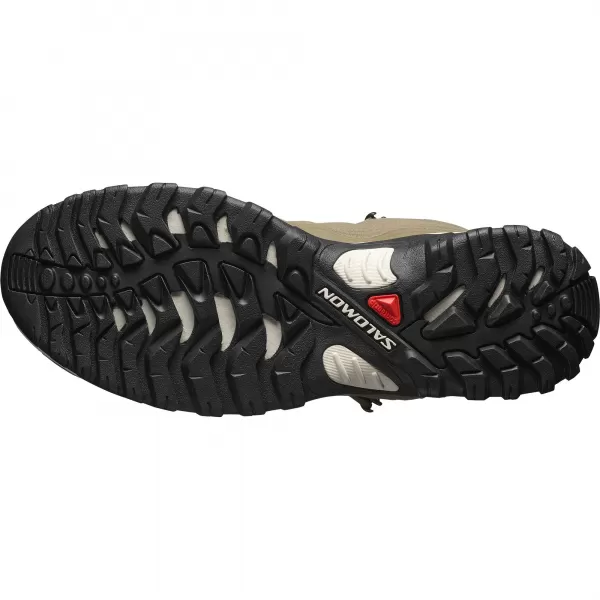  Férfi cipők SALOMON SHELTER WATERPROOF KŐSZÜRKE/FEKETE/ESŐS NAP 