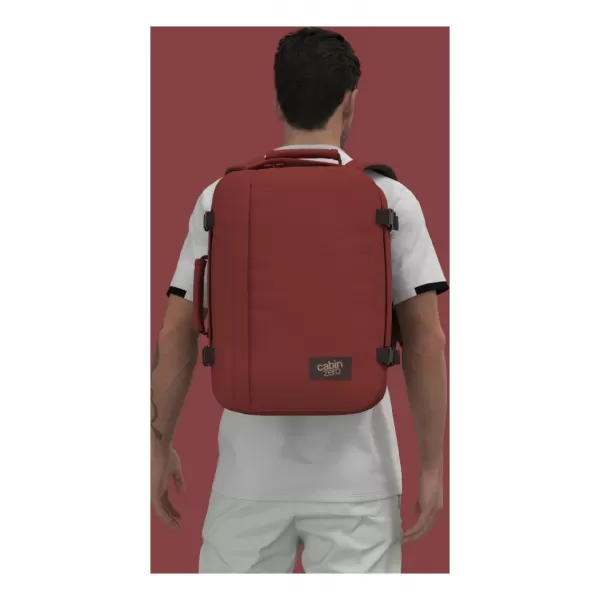  Hátizsák CABINZERO CLASSIC 36L VÖRÖS SANGRIA 