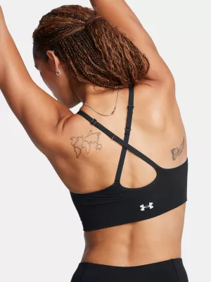 Női melltartó UNDER ARMOUR VANISH SEAMLESS LOW BRA 1384417-001 FEKETE