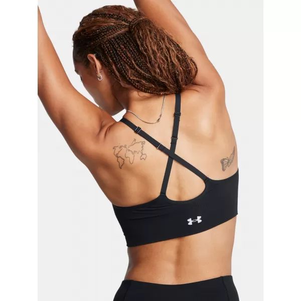 Női melltartó UNDER ARMOUR VANISH SEAMLESS LOW BRA 1384417-001 FEKETE 
