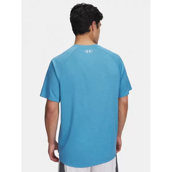  Férfi póló UNDER ARMOUR UA TECH TEXTURED SS 1382796-453 KÉK 