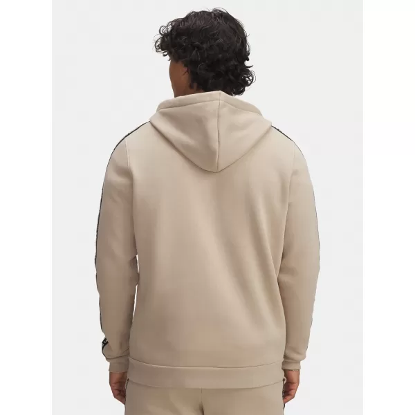  Férfi pulóver UNDER ARMOUR UA ICON FLEECE FZ TAPING 1390298-299 BARNA 