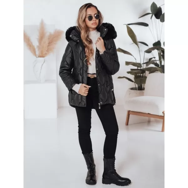  Női kabát DSTREET TY5016 FEKETE 