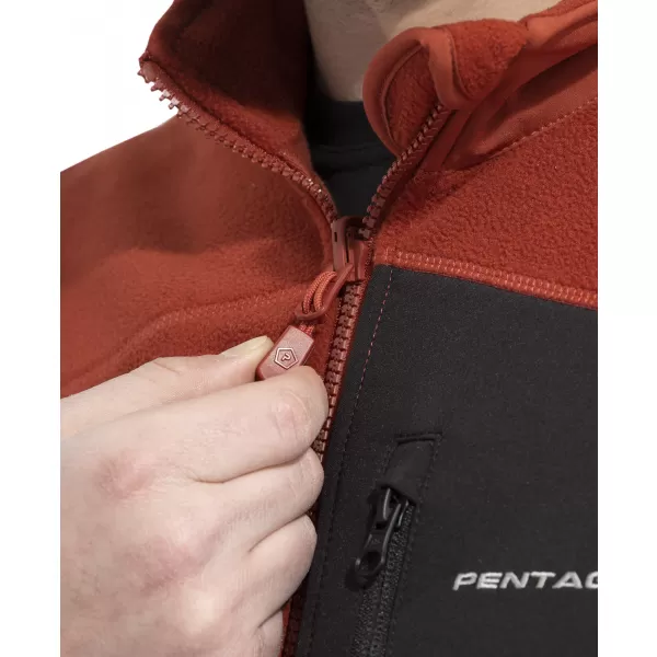 Férfi pulóver PENTAGON ATHOS 2.0 MEN΄S FLEECE JACKET K08047 BARNA SZÜRKE 