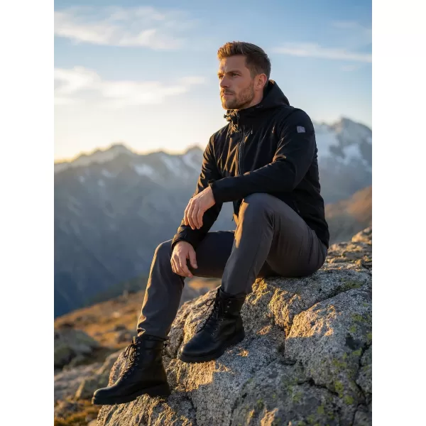  Férfi softshell dzseki ALTISPORT NEWET FEKETE 