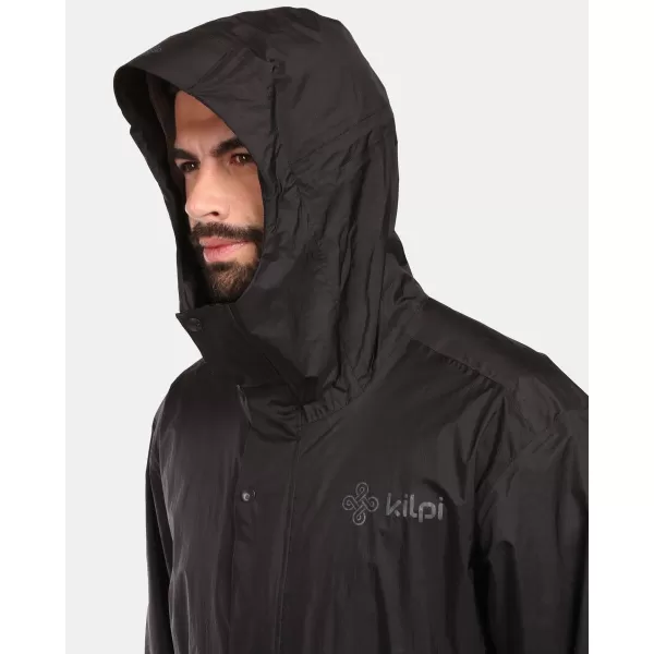  Férfi esőkabát KILPI TEAM RAINCOAT-U ZU0105KI FEKETE 