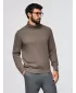 Férfi pulóver OMBRE OM-SWTN-0163 SZÜRKEBARNA
