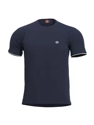 póló PENTAGON LEVANTES CREWNECK STRIPES K09026 SÖTÉTKÉK