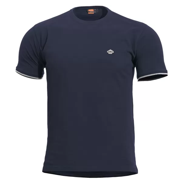  póló PENTAGON LEVANTES CREWNECK STRIPES K09026 SÖTÉTKÉK 