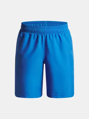 Fiú rövidnadrág UNDER ARMOUR UA TECH WOVEN WORDMARK SHORT 1383341-402 KÉK