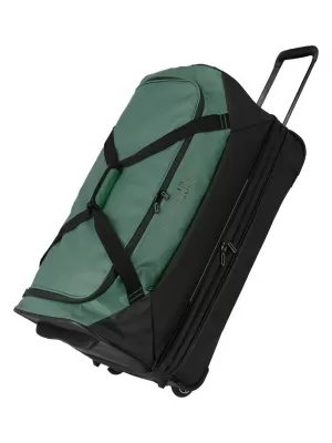 Táska TRAVELITE BASICS WHEELED DUFFLE EXP. FEKETE/ZÖLD