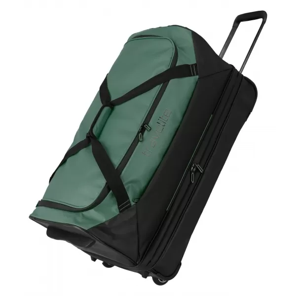  Táska TRAVELITE BASICS WHEELED DUFFLE EXP. FEKETE/ZÖLD 