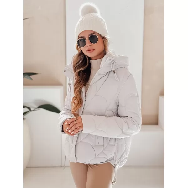  Női kabát DSTREET TY5042 FEHÉR 