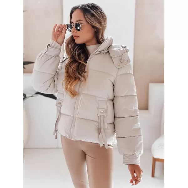  Női kabát DSTREET TY5066 BÉZS 