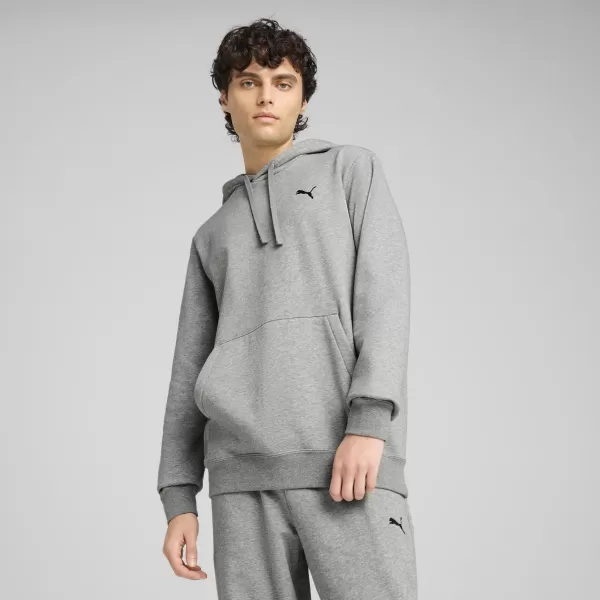  Férfi pulóver PUMA ESS HOODIE FL 68257803 KÖZÉPSZÜRKE HANGA 