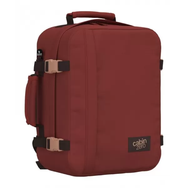  Hátizsák CABINZERO CLASSIC 28L VÖRÖS SANGRIA 