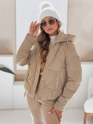 Női kabát DSTREET TY5041 KARAMELLA