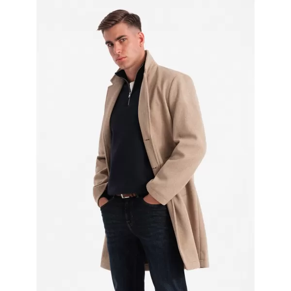  Kabát OMBRE OM-COWC-0104-new BÉZS 