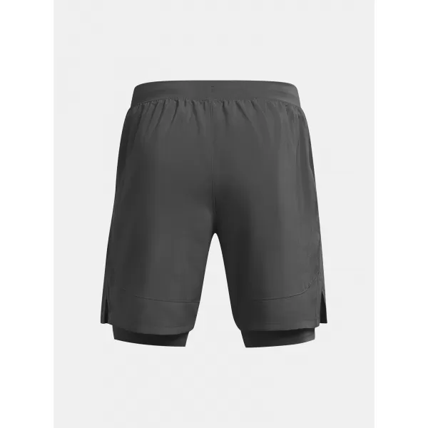  Férfi rövidnadrág UNDER ARMOUR UA LAUNCH 7'' 2-IN-1 SHORTS 1382641-025 SZÜRKE 
