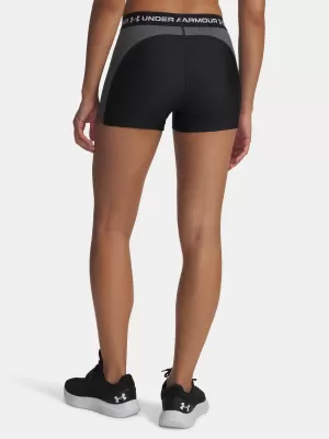 Női rövidnadrág UNDER ARMOUR UA HG RIB SHORTY 6004852-001 FEKETE
