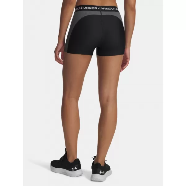  Női rövidnadrág UNDER ARMOUR UA HG RIB SHORTY 6004852-001 FEKETE 